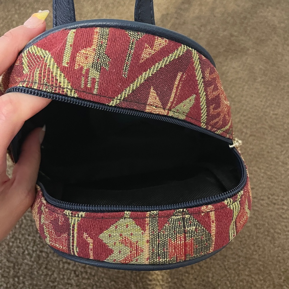 Tribal Pattern Mini Backpack - image 4